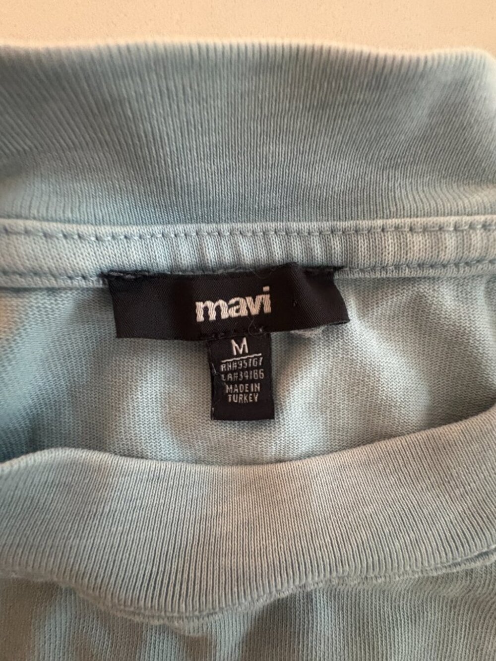 Mavi Oversized Graphic T-Shirt Blue Size M New York Logo Tee - Picture 5 of 5